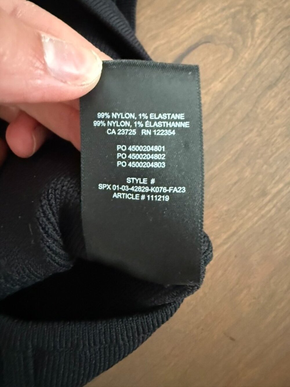 Aritzia Black Short Sleeve Crewneck Tee - Picture 4 of 9